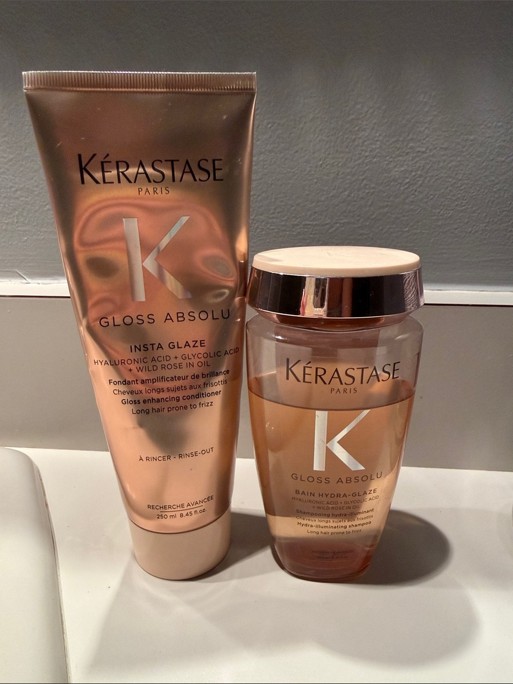 Kerastase Gloss Absolu Hair Mask & Conditioner - Rose Gold